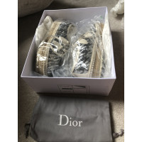 Dior Lace-up shoes Leather in Silvery