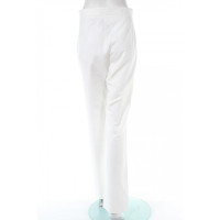 Stella McCartney Hose aus Baumwolle in Weiß
