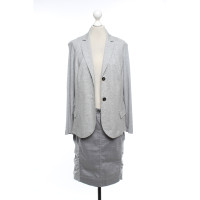 Marc Cain Suit Cotton in Grey