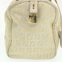 Fendi Handbag Canvas in Silvery