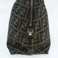 Fendi Handbag Canvas in Khaki