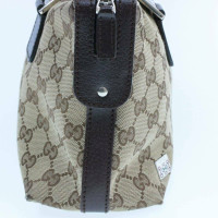 Gucci Handtas Canvas in Beige