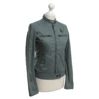 Blauer Usa Petrol-colored jacket in biker style