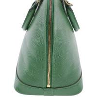 Louis Vuitton Alma in Pelle verniciata in Verde