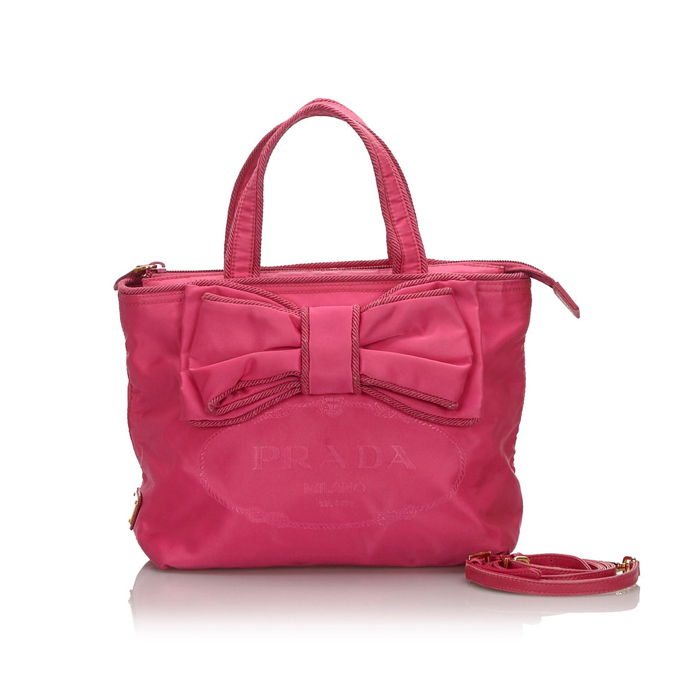 Prada Shoulder bag Cotton in Pink