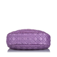 Christian Dior Handbag Cotton in Violet
