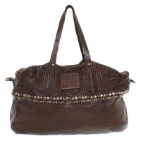 Campomaggi Leather handbag in used look