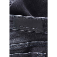 Victoria Beckham Jeans in Cotone in Nero