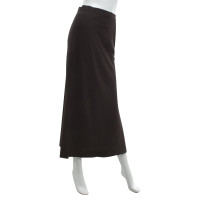 Salvatore Ferragamo Langer skirt with pinstripe