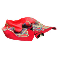 Gucci Schal/Tuch aus Seide in Rot