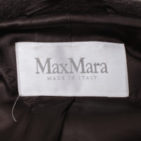 Max Mara Coat in dark brown