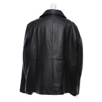 Marina Rinaldi Jacket/Coat Leather in Black