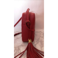 Saint Laurent Camera Leather in Red
