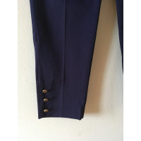 Max Mara Trousers Cotton in Blue