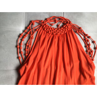Céline Kleid aus Viskose in Rot