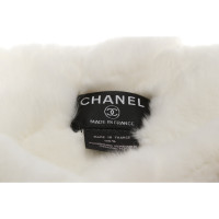 Chanel Schal/Tuch aus Pelz in Creme