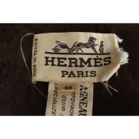 Hermès Jas/Mantel Leer in Bruin