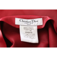 Christian Dior Gonna in Pelle in Rosso