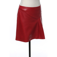 Christian Dior Skirt Leather in Red