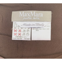 Max Mara Vestito in Seta in Marrone