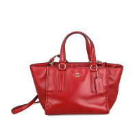 Coach Shopper Leather in Red
