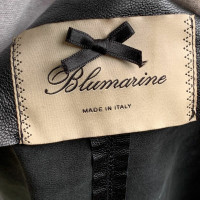 Blumarine Veste/Manteau en Cuir en Noir
