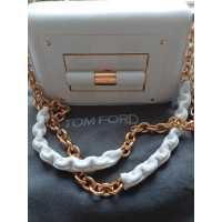 Tom Ford Borsa a tracolla in Pelle in Bianco