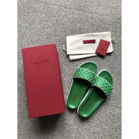 Valentino Garavani Slippers/Ballerinas Leather in Green