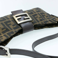 Fendi Handtas Canvas in Zwart