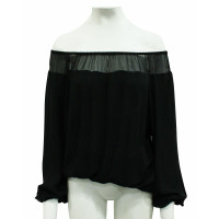 Tamara Mellon Top en Soie en Noir