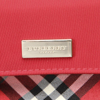 Burberry Sac à main en Toile en Rouge