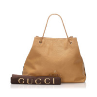 Gucci Tote bag in Pelle in Beige