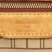 Louis Vuitton Neverfull MM32 in Tela in Marrone