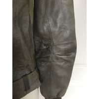 Goosecraft Jacket/Coat Leather in Grey