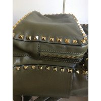 Valentino Garavani Rockstud Leather in Khaki