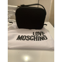 Love Moschino Clutch Bag Canvas in Black