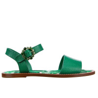 Dolce & Gabbana Sandali in Pelle in Verde