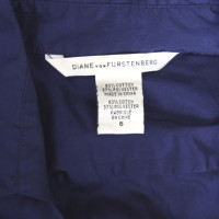 Diane Von Furstenberg Robe en bleu Enveloppez foncé