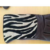 Etro Handschuhe aus Leder in Braun
