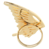 Swarovski Ring with wing motif