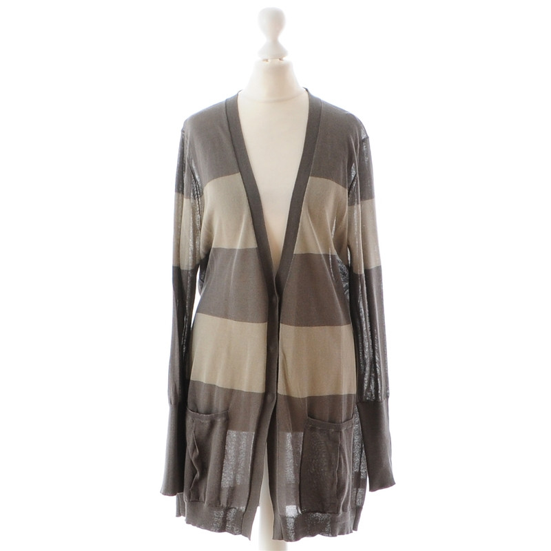 Brunello Cucinelli Striped Cardigan 