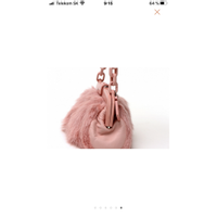 Chanel Handtasche aus Pelz in Rosa / Pink
