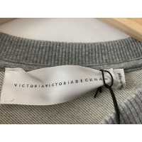 Victoria Beckham Oberteil aus Baumwolle in Grau