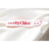 See By Chloé Kleid aus Baumwolle in Weiß