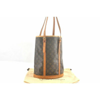 Louis Vuitton Bucket Bag 27 Leer in Bruin