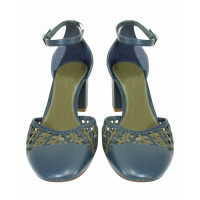 Loro Piana Sandals Leather in Blue