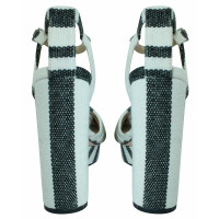 Loeffler Randall Sandals Leather in White