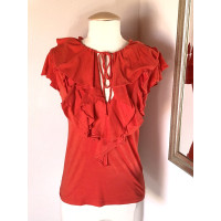 Ralph Lauren Top en Coton en Rouge