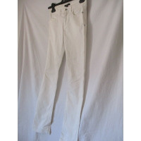 Dkny Trousers Cotton in White