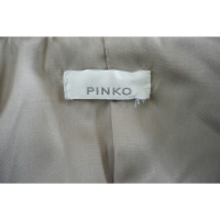 Pinko Jacket/Coat Leather in Grey